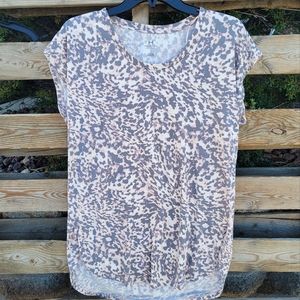 New, no tags halston nordstroms top Cheetah animal print small